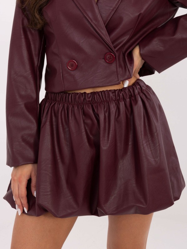 Sijonas-IT-SD-FL9791.17P-bordo spalvos