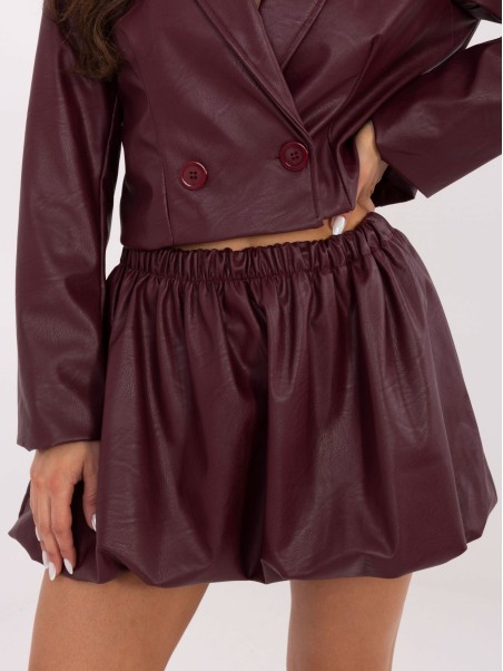 Sijonas-IT-SD-FL9791.17P-bordo spalvos