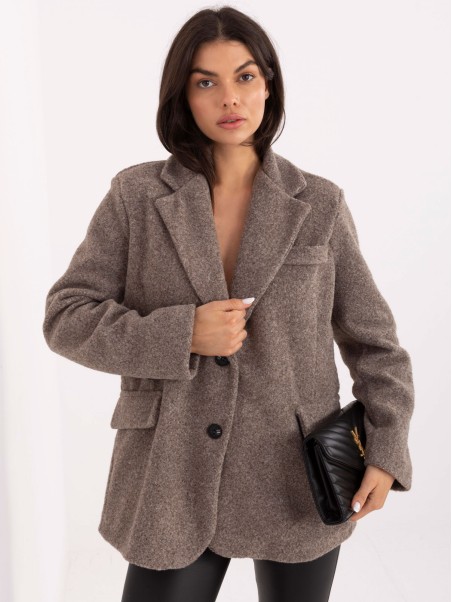 Paltas-IT-PL-FL7696.16-tamsiai smėlio spalvos