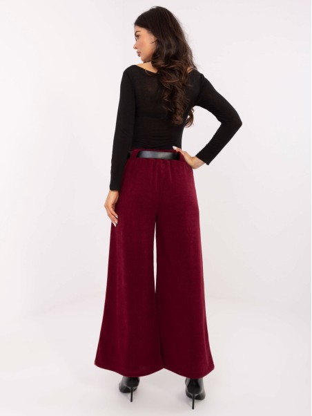 Kelnės-IT-SP-FL5583.16P-bordo spalvos