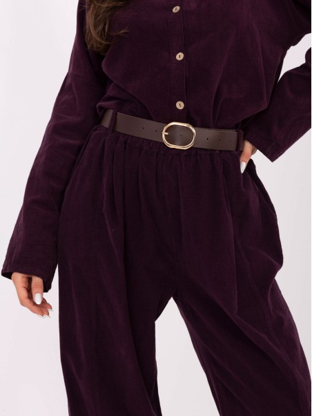 Kelnės-IT-SP-258009.83-tamsiai violetinės