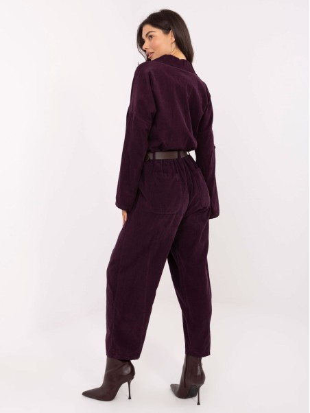 Kelnės-IT-SP-258009.83-tamsiai violetinės