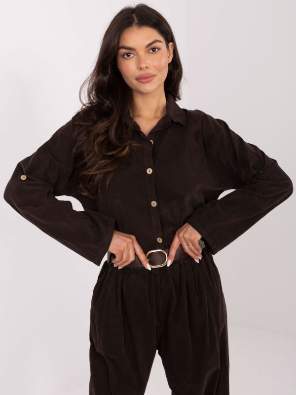 Marškinėliai-IT-KS-22390.81-tamsiai rudi