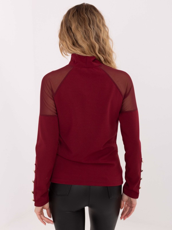 Palaidinė-MI-BZ-M776.13-bordo spalvos