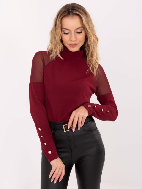 Palaidinė-MI-BZ-M776.13-bordo spalvos