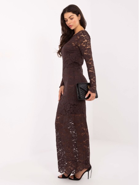 Suknelė-MI-SK-A1564.22P-ruda