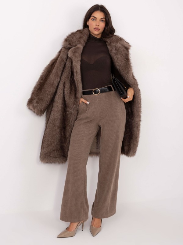 Kelnės-IT-SP-FL8252.18P-tamsiai smėlio spalvos