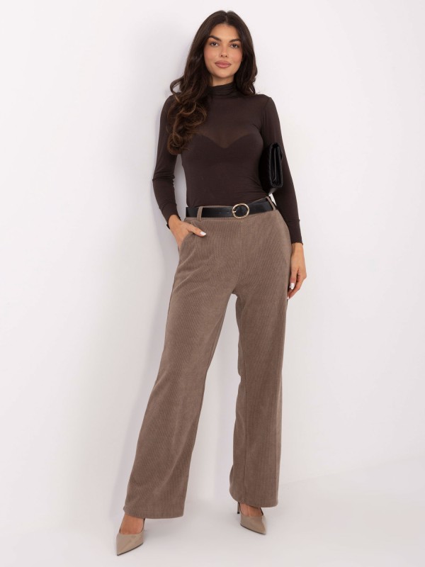 Kelnės-IT-SP-FL8252.18P-tamsiai smėlio spalvos