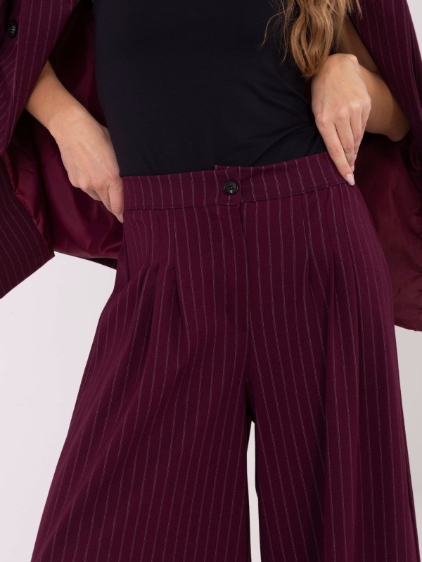 Kelnės-IT-SP-FL9787.85-bordo spalvos