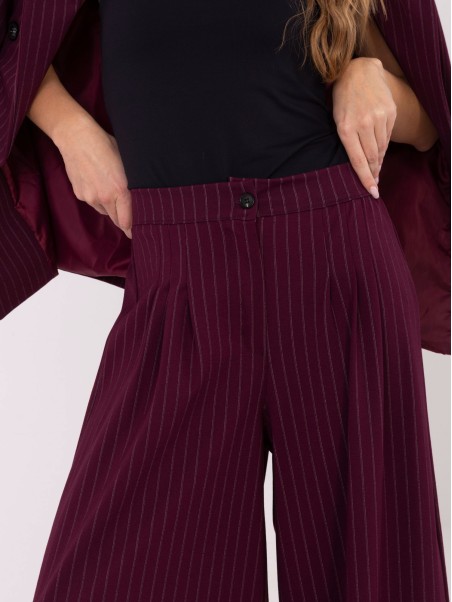 Kelnės-IT-SP-FL9787.85-bordo spalvos