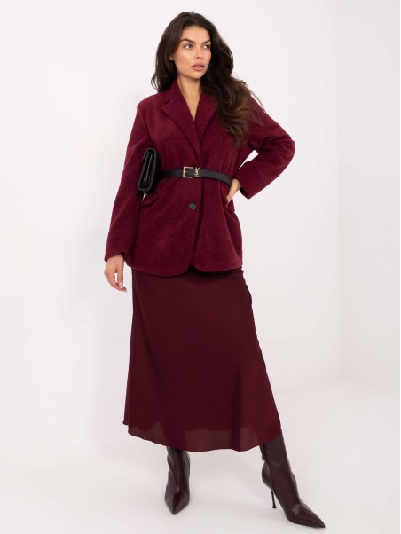 Paltas-IT-PL-FL7696.16-bordo spalvos