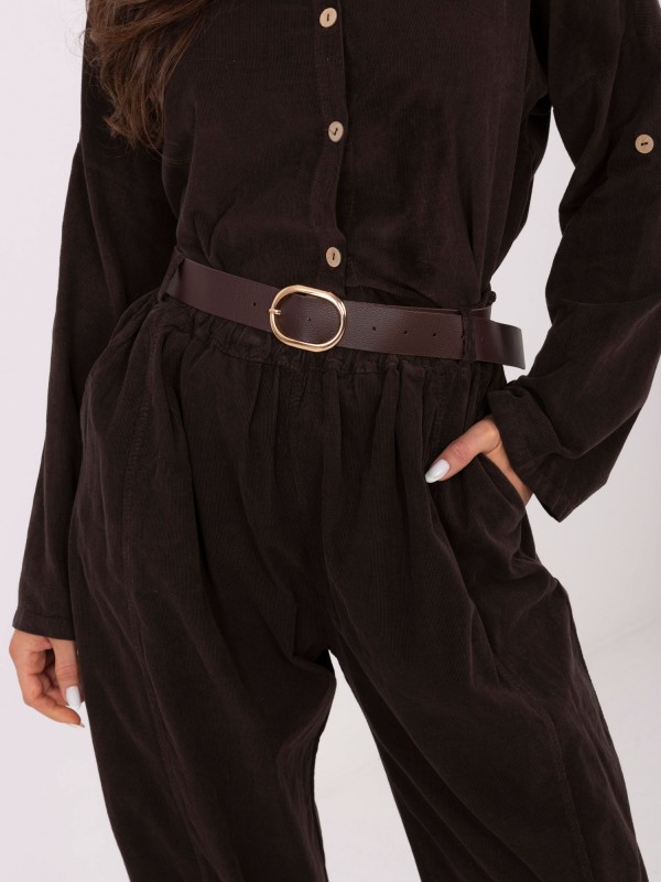 Kelnės-IT-SP-258009.83-tamsiai rudos