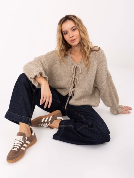 Megztinis-MI-SW-2911.91-smėlinės spalvos