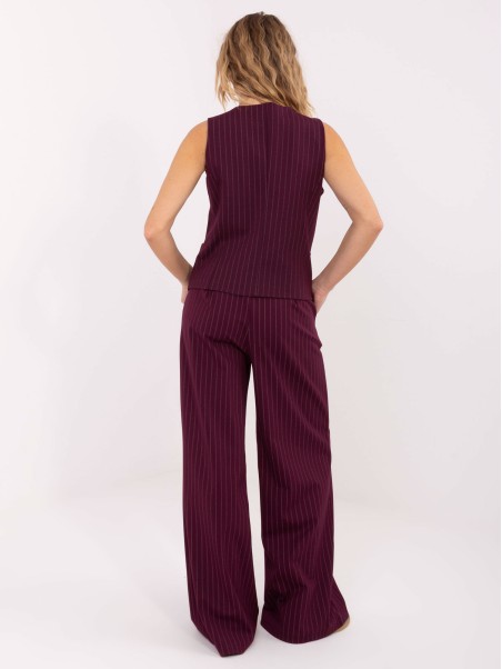 Kelnės-IT-SP-FL8251.12-bordo spalvos