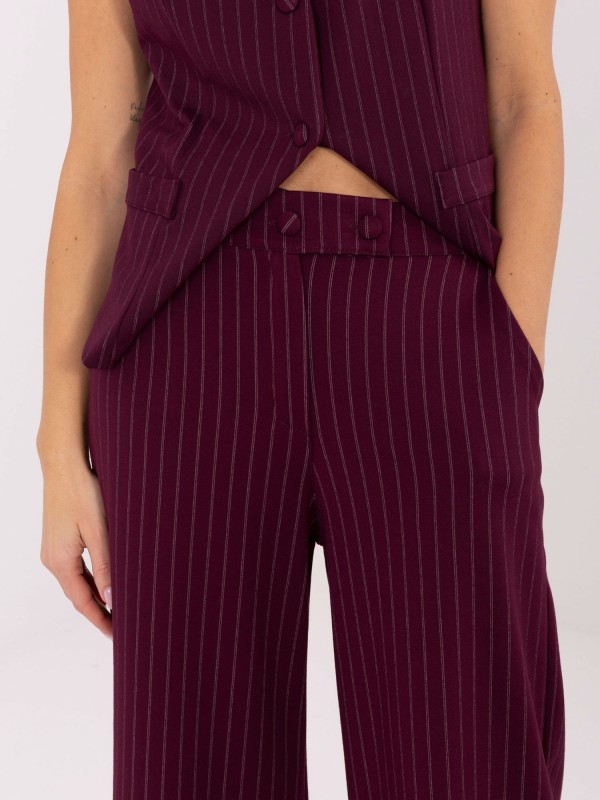 Kelnės-IT-SP-FL8251.12-bordo spalvos