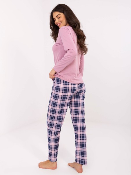 Pižama-DU-PI-FP-004.03-tamsiai rožinė