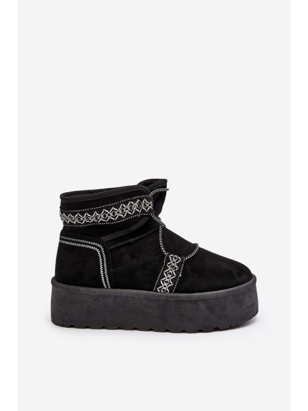 Moteriški žemos medžiagos sportbačiai Big Star KK274004 Juodi