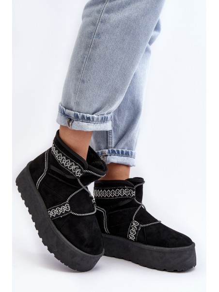 Moteriški žemos medžiagos sportbačiai Big Star KK274004 Juodi