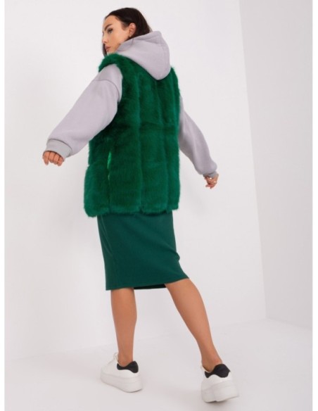 Tamsiai žalia liemenė