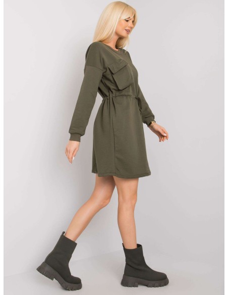 Suknelė-RV-SK-7011.27X-khaki