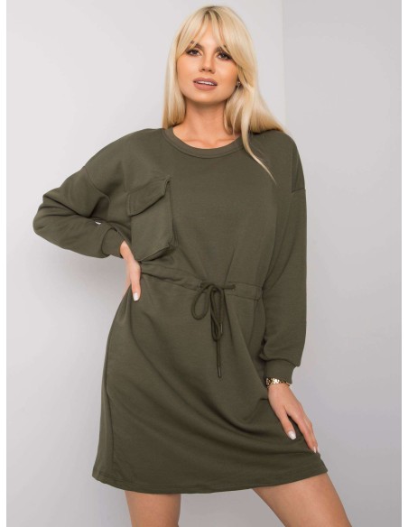 Suknelė-RV-SK-7011.27X-khaki