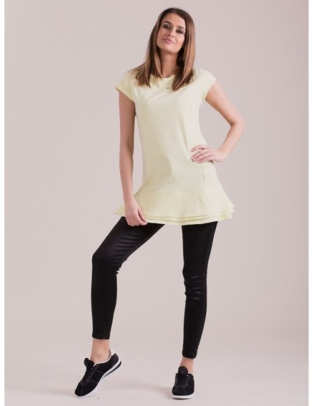 Tunika PL-SK-1620.08 šviesiai geltona