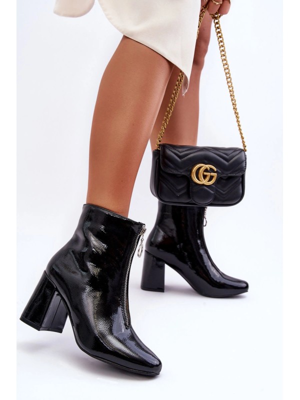 Moteriški sniego batai su Velcro Progress PROGJ-22-128 Juodi