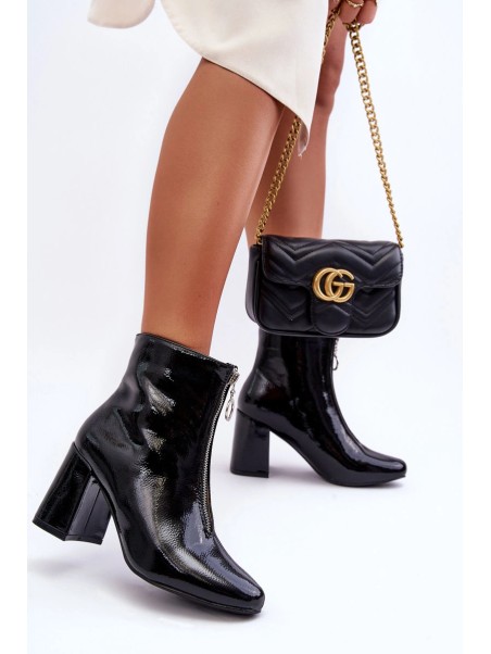 Moteriški sniego batai su Velcro Progress PROGJ-22-128 Juodi