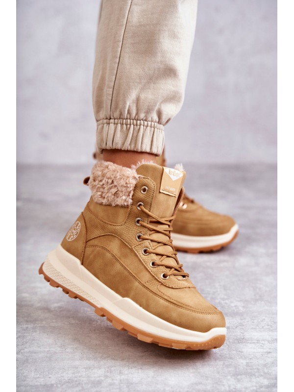 Moteriški sniego batai su Velcro Progress PROGJ-22-128 Juodi