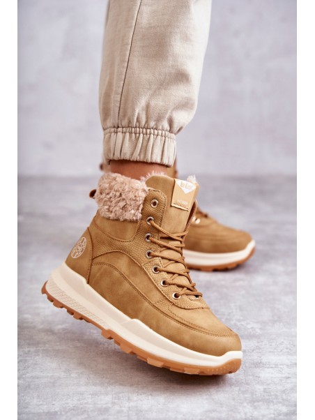 Moteriški sniego batai su Velcro Progress PROGJ-22-128 Juodi