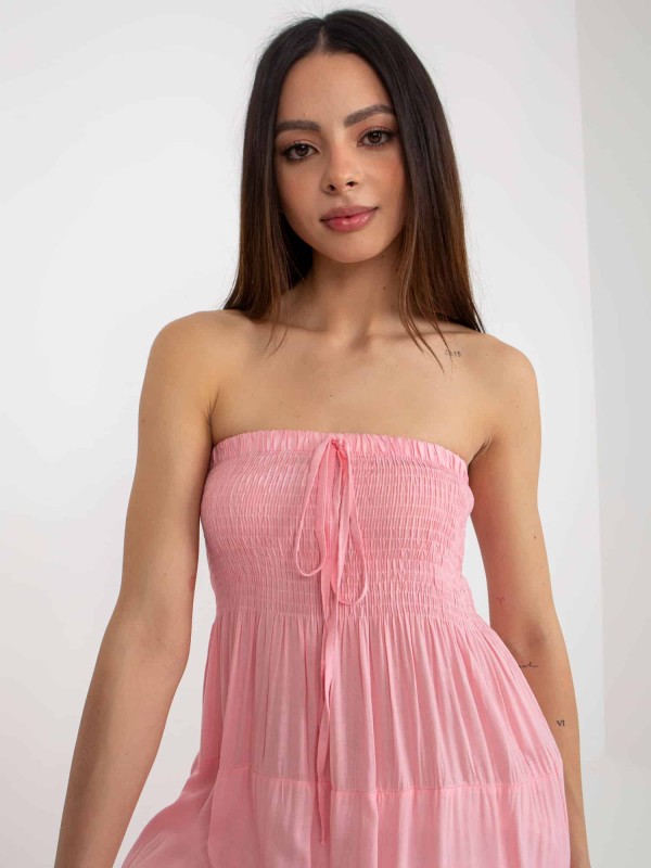 Sukienka-LK-SK-506733.85-brzoskwiniowy