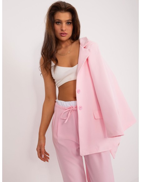 Kelnės DHJ-SP-A7327TR.28 šviesiai rožinės spalvos