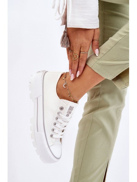Fabric Platform Sneakers Big Star LL274150 White
