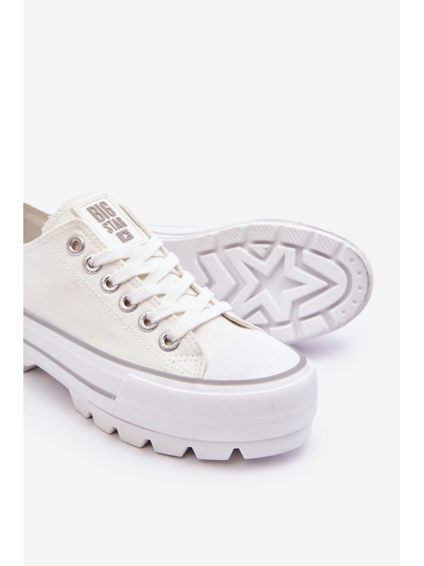 Fabric Platform Sneakers Big Star LL274150 White