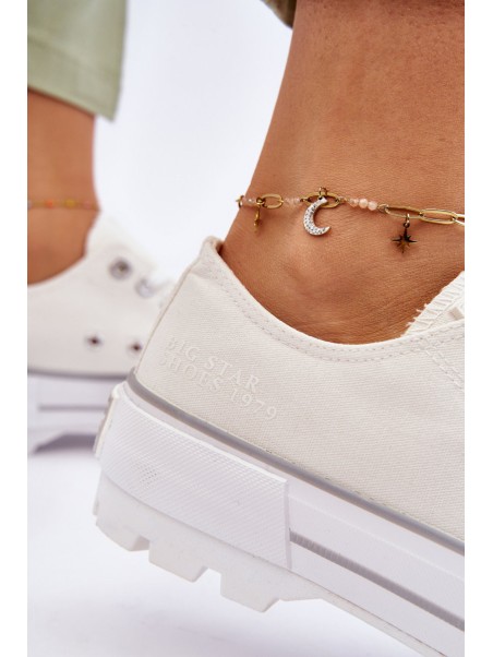 Fabric Platform Sneakers Big Star LL274150 White