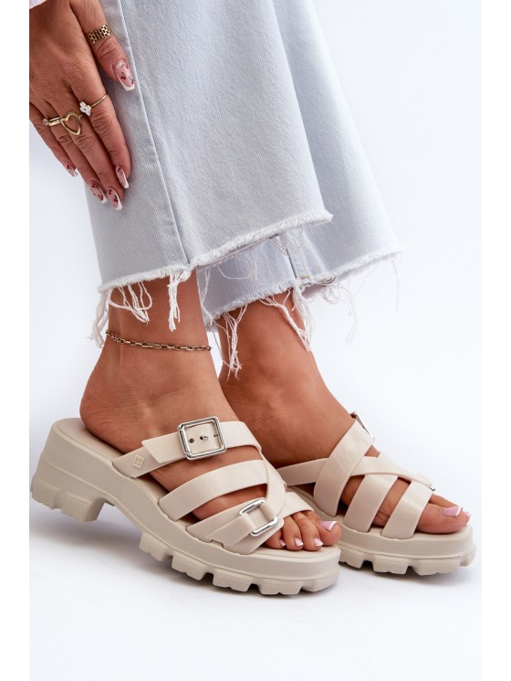 Moteriški sandalai ZAXY NN285042 smėlio spalvos 2
