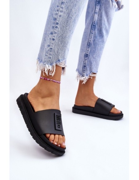 Moteriškos šlepetės Big Star LL274429 juodos