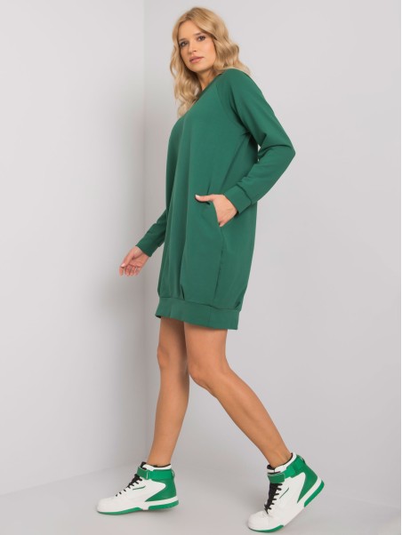 Suknelė-RV-TU-5184.93P-tamsiai žalia