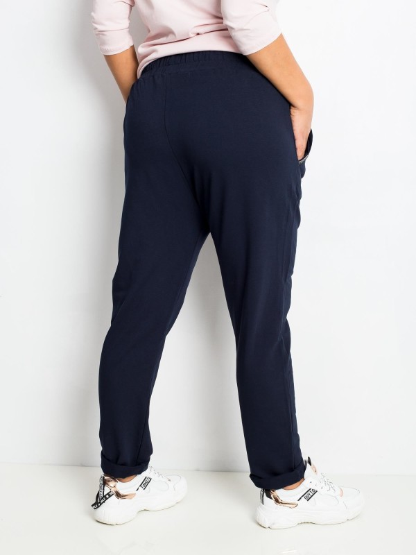 Sportinės kelnės-RV-DR-4765.52-tamsiai mėlynos 2