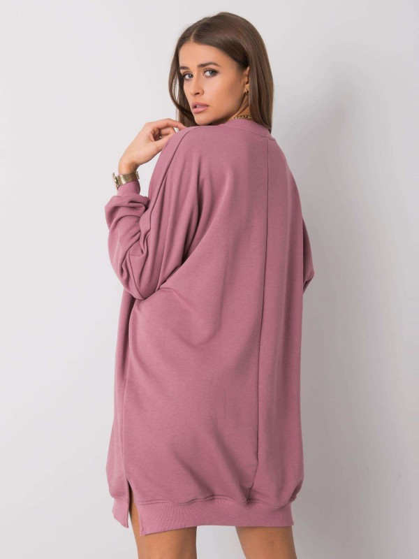 Suknelė-RV-SK-6019.67-tamsiai rožinė