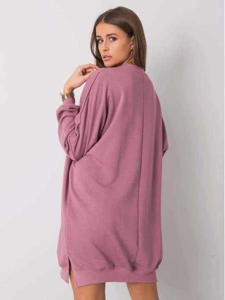 Suknelė-RV-SK-6019.67-tamsiai rožinė