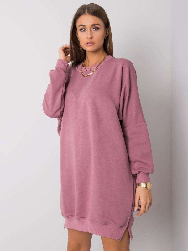 Suknelė-RV-SK-6019.67-tamsiai rožinė