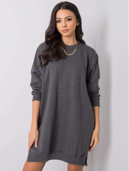 Suknelė-RV-SK-6019.67-tamsiai pilka