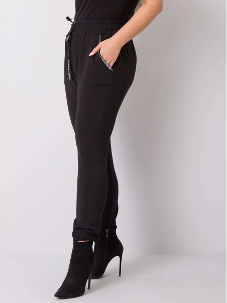 Sportinės kelnės-RV-DR-4765.52-juodos