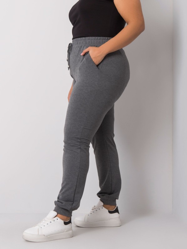 Sportinės kelnės-RV-DR-6301.88-tamsiai pilkos