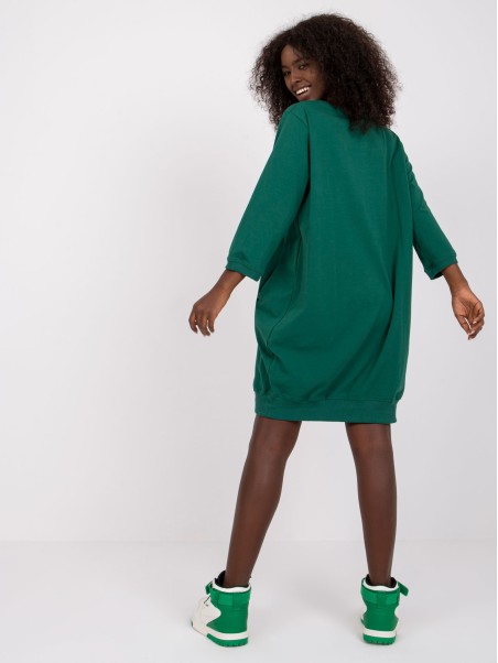 Suknelė-RV-SK-6839.95-tamsiai žalia