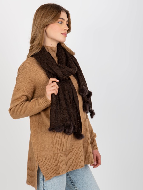 Šalikas-AT-SZ-E-318.57P-tamsiai rudas