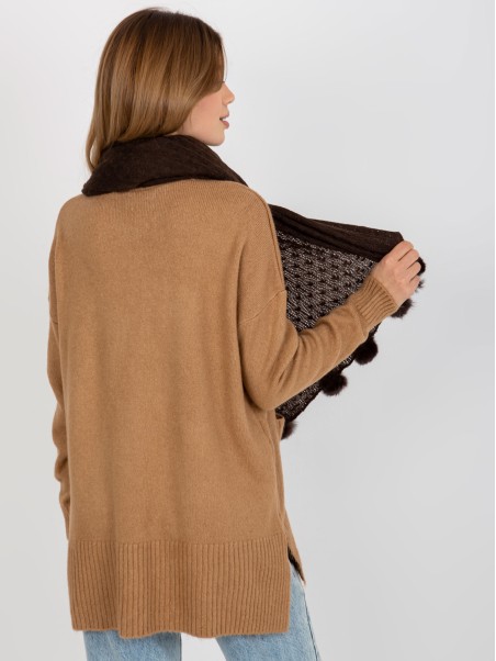 Šalikas-AT-SZ-E-318.57P-tamsiai rudas