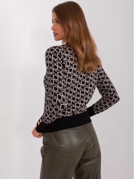 Megztinis-AT-SW-2342.46P-juoda-smėlinė