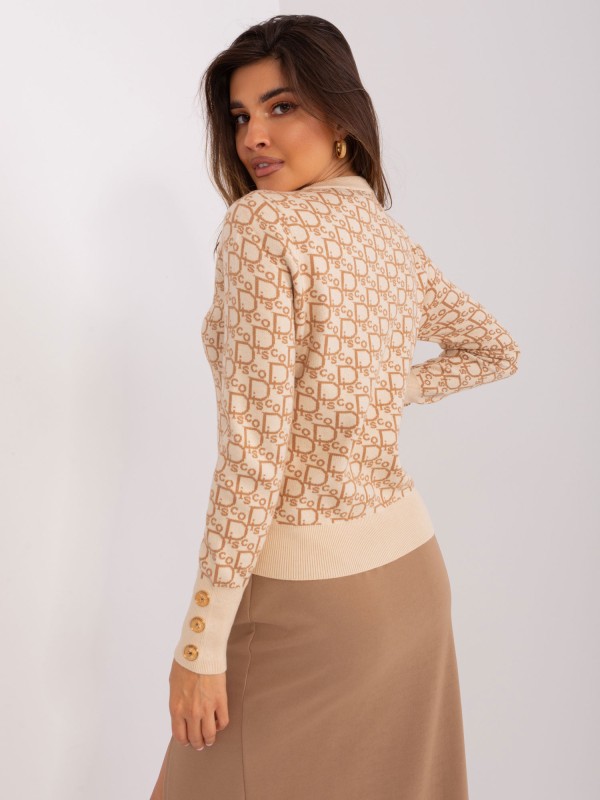 Megztinis-AT-SW-2342.46P-smėlinės spalvos 2